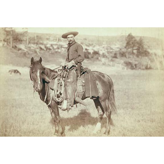 The Cow Boy- Fine Art Canvas Print (20" x 30")