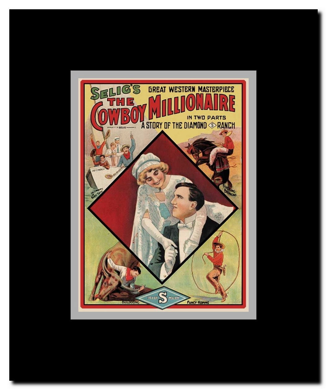 The Cowboy Millionaire Framed Movie Poster