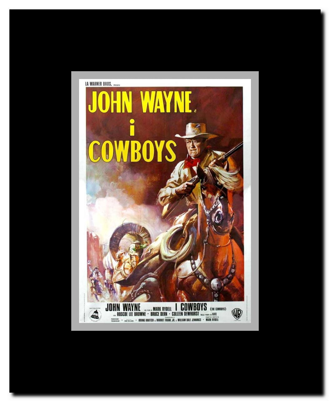 The Cowboys Framed Movie Poster