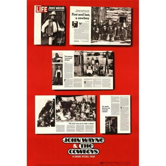 The Cowboys Movie Poster Print (27 x 40)