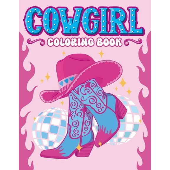 Cowgirl Coloring Book (Paperback)