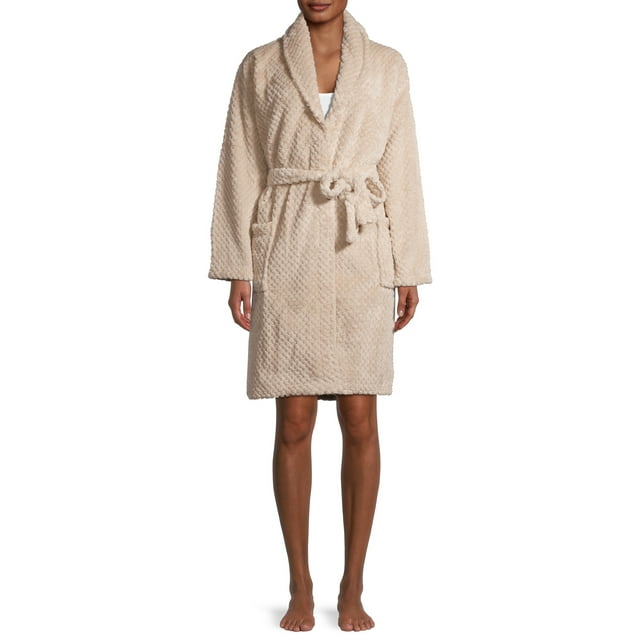 The Cozy Corner Club Durable Easy Care Textured Evening Robe (Women's), 1 Pack