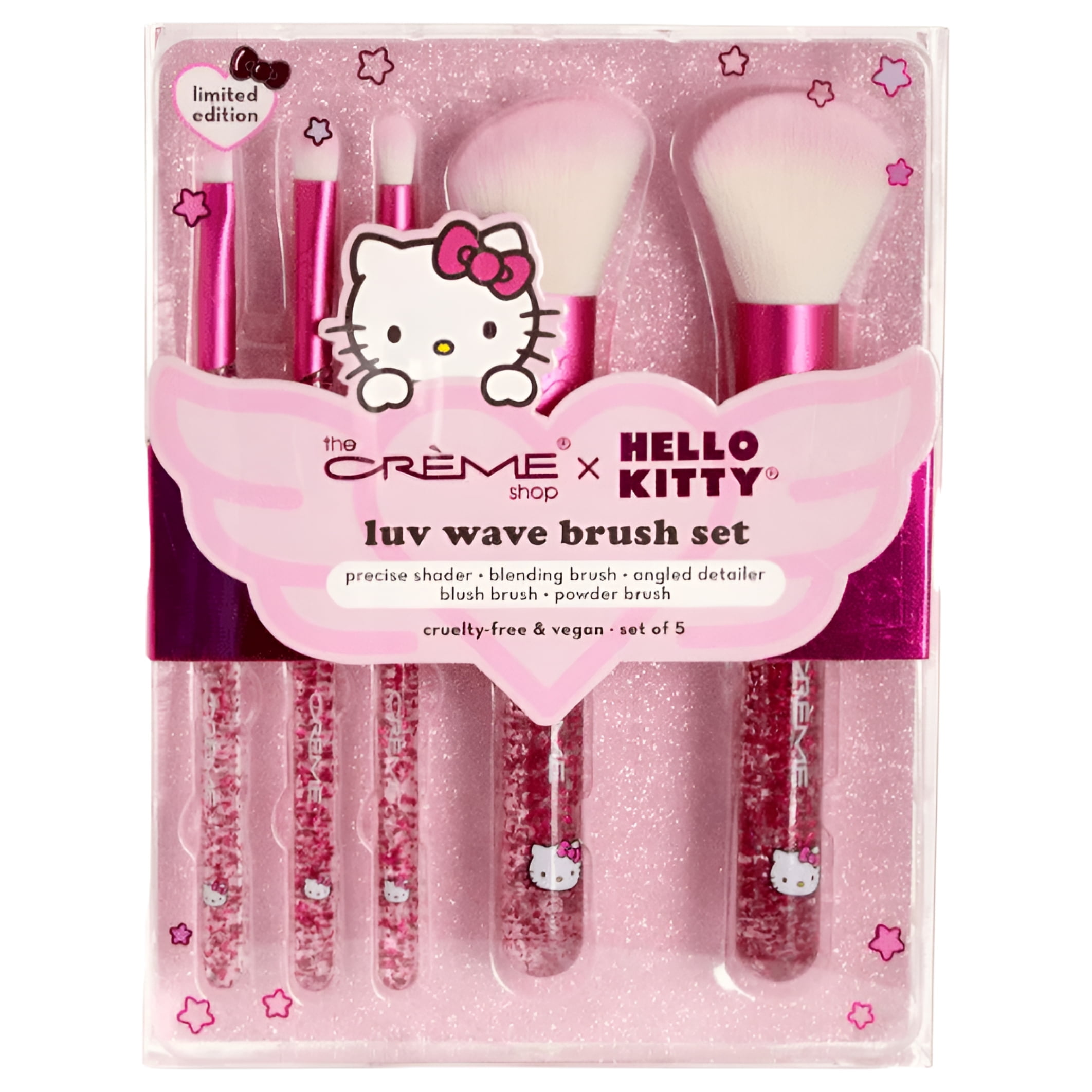 The Crme Shop x Hello Kitty Y2K Luv Wave Brush Collection (Set of 5)