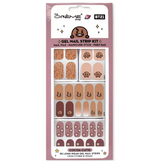 The Crme Shop BT21 Gel Nail Strips - SHOOKY
