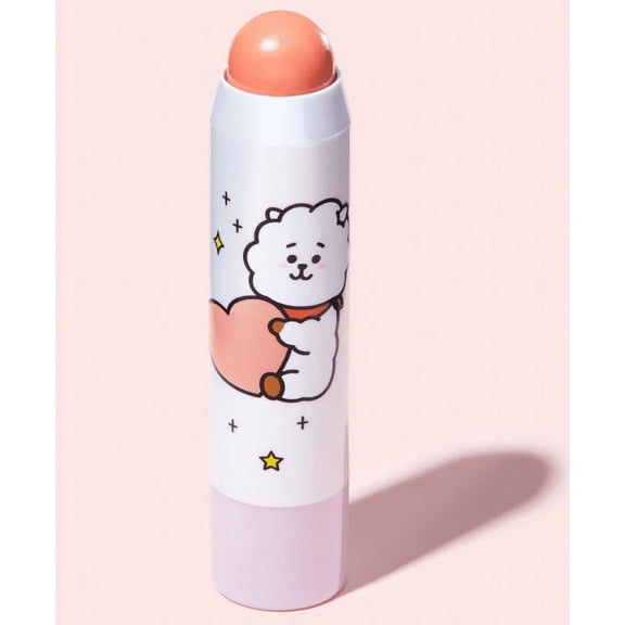 The Crme Shop | BT21: Lip + Cheek Chic Stick | Tinted Essence Stick - RJ (Peach Fluff)