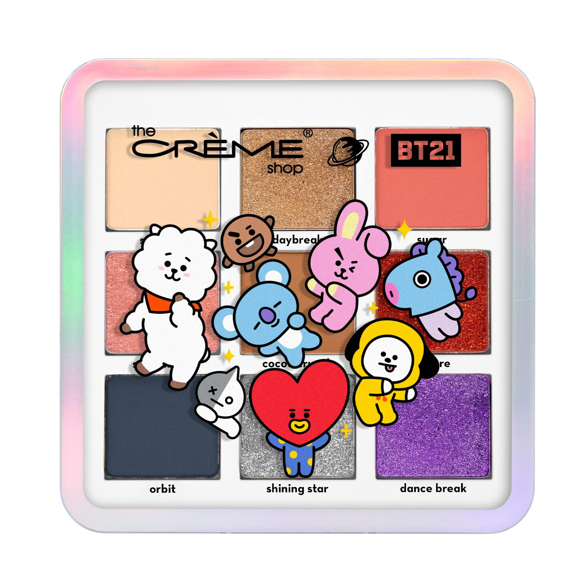 Amazon.com : The Crème Shop | BT21: UNIVERSTAR POP Eyeshadow