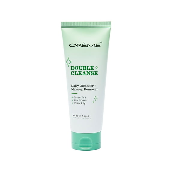 The Crème Shop Double Cleanse 2-In-1 Daily Foam Cleanser + Makeup Remover, 5.07 fl oz (150 ml)