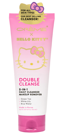 The Crème Shop Hello Kitty Double Cleanser 2- in-1 Facial Foam Cleanser for All Skin Types - Walmart.com