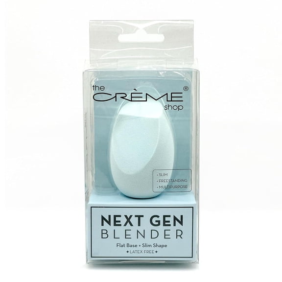 The Crme Shop Next Gen Blender Flat Base Full Coverage Makeup Sponge, Blue