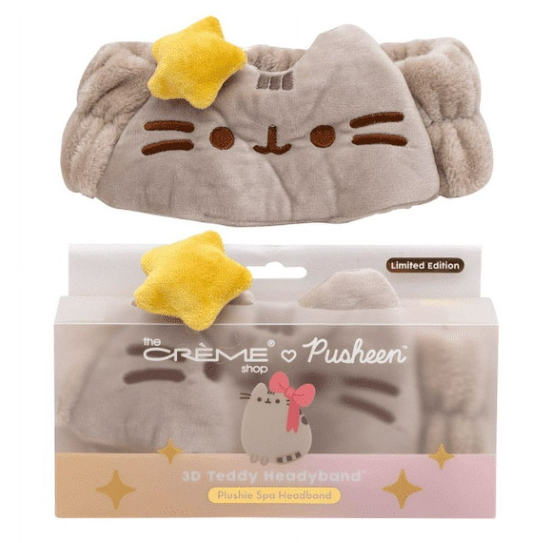 The Crème Shop X PUSHEEN 3D TEDDY HEADYBAND PLUSHIE SPA HEADBAND