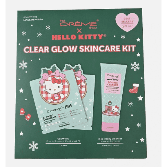 The Crme Shop x HELLO KITTY CLEAR GLOW SKINCARE KIT SET