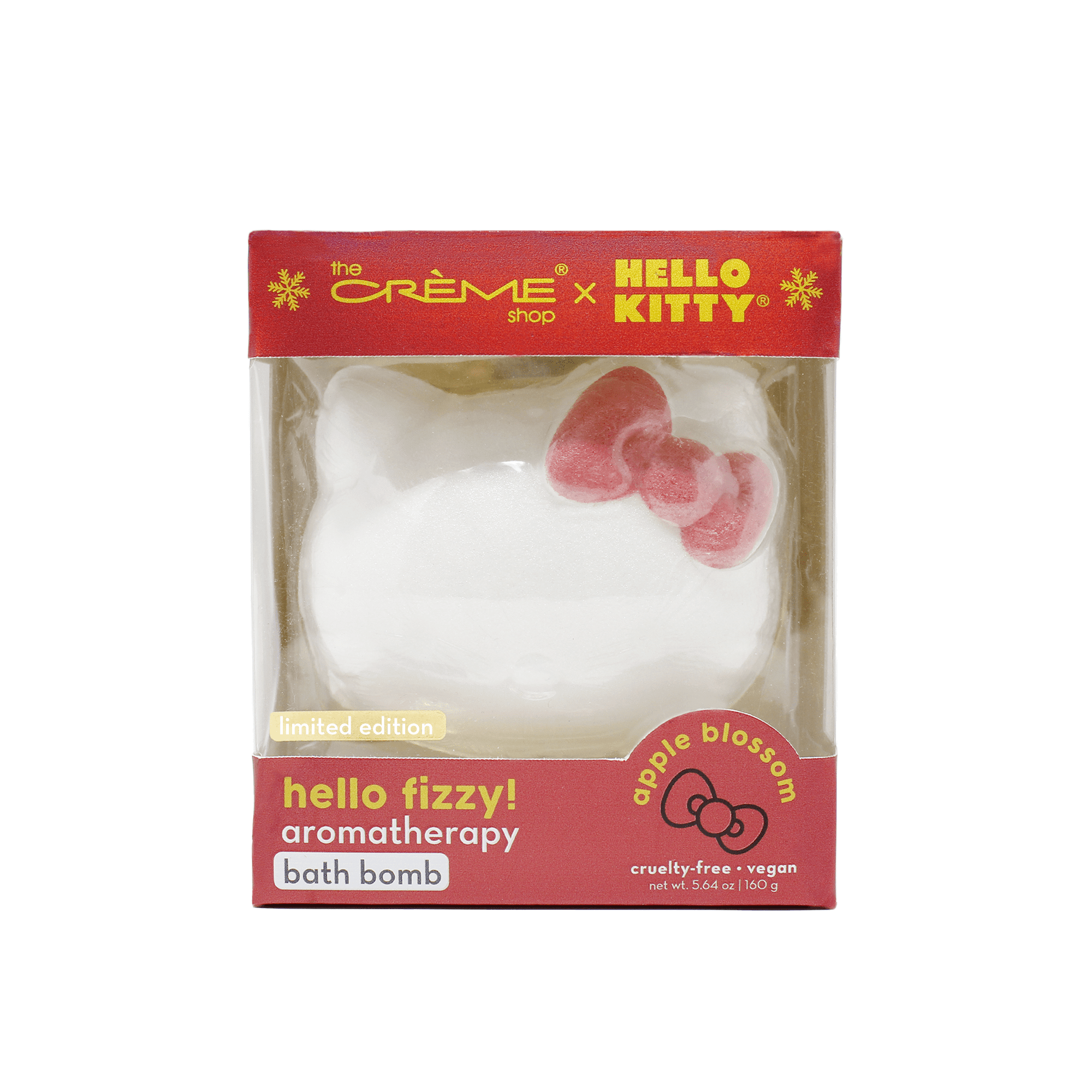 The Crme Shop x Hello Kitty Hello Fizzy! Aromatherapy Bath Bomb, Apple Blossom