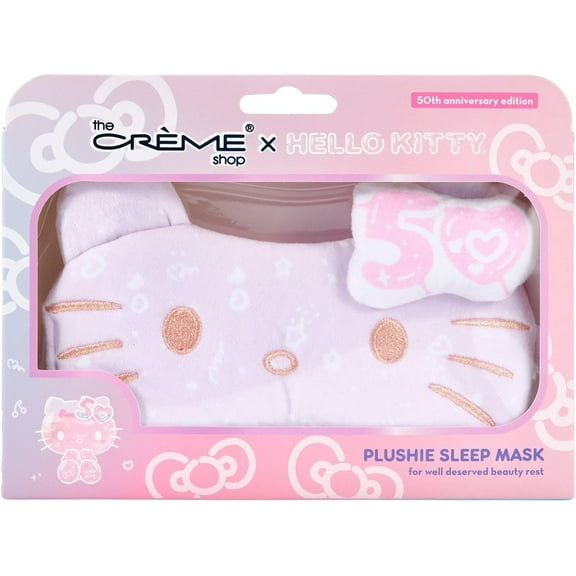 The Crme Shop x Hello Kitty Plushie Sleep Eye Mask 50th Year Anniversary