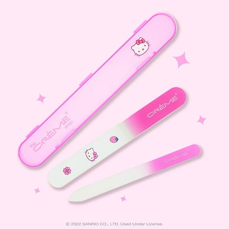 The Crème Shop x Hello Kitty Premium Glass Nail File Set (Pink)
