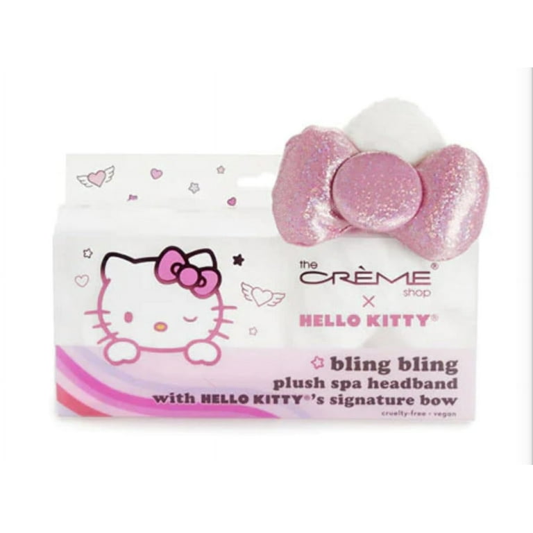 The Crème Shop x Hello Kitty Y2K Bling Bling Plush Spa Headband