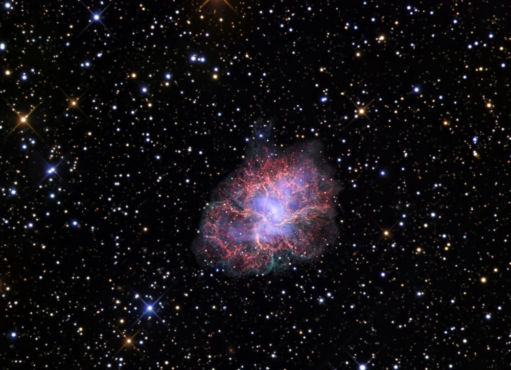The Crab Nebula Canvas Art - R Jay GaBanyStocktrek Images (17 x 12)