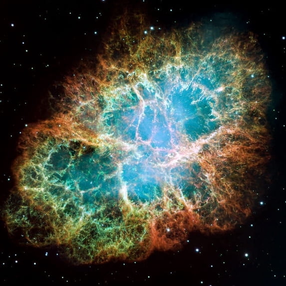 The Crab Nebula Poster Print by Stocktrek Images