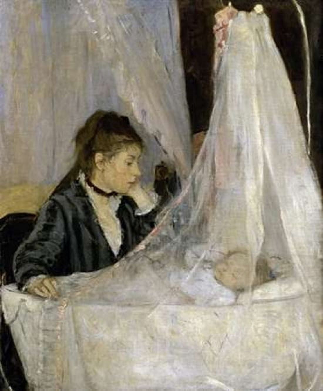 The Cradle - Le berceau Canvas Art - Berthe Morisot (20 x 24)