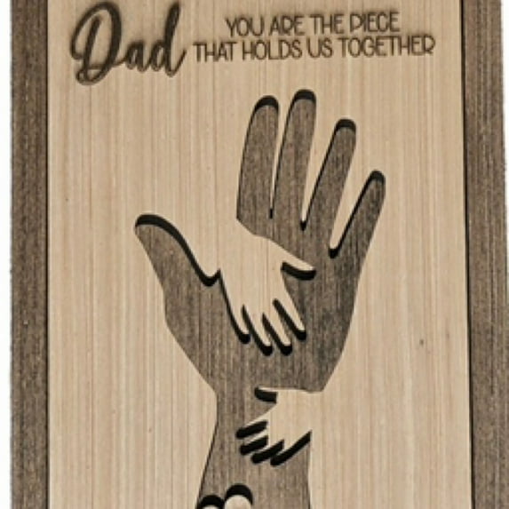 The Craft Chicks Wood Craft Kit-Father’s Day Framed