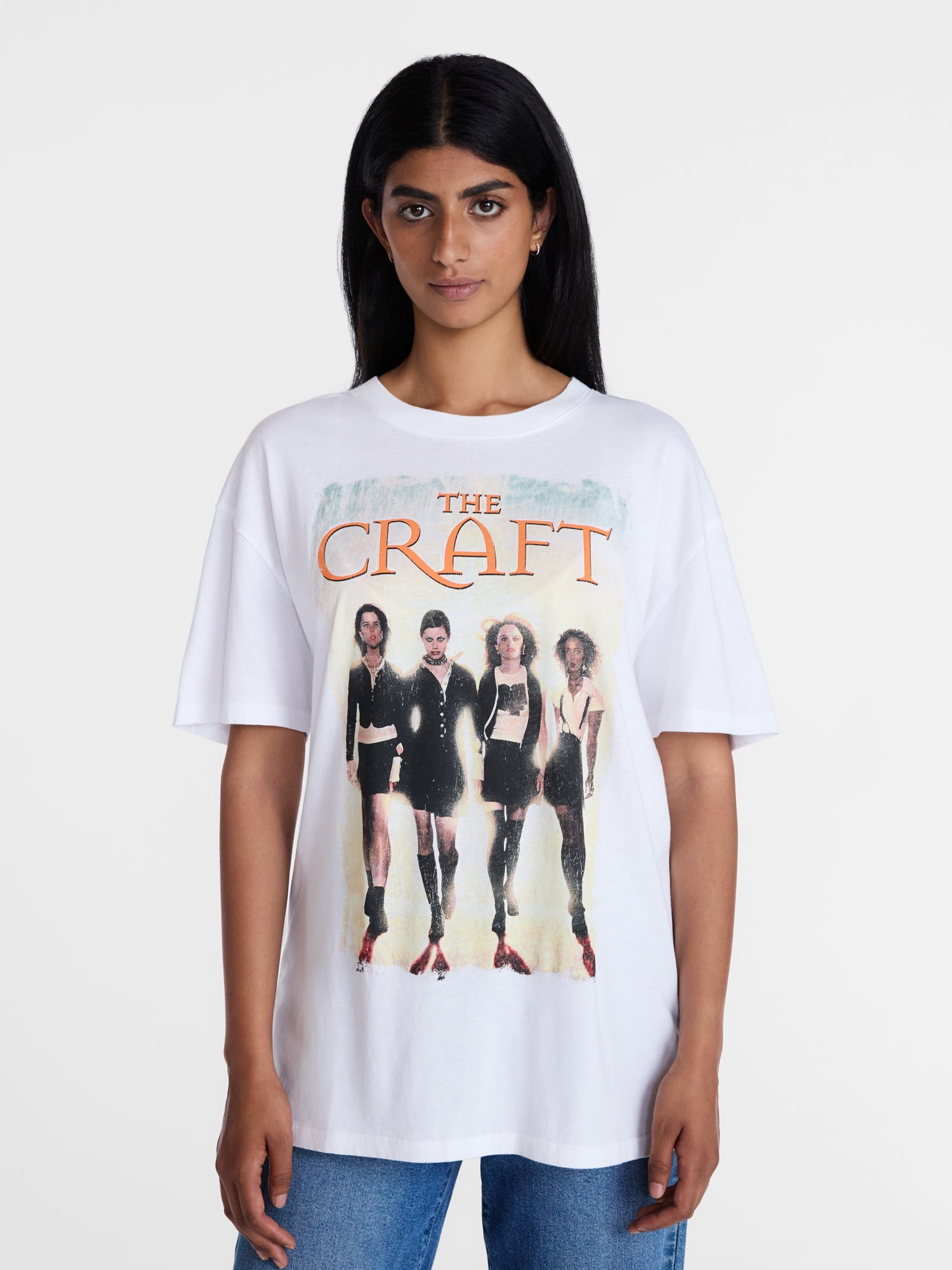 The Craft Women's Halloween Graphic Tee with Short Sleeves, Sizes XXS-XXL