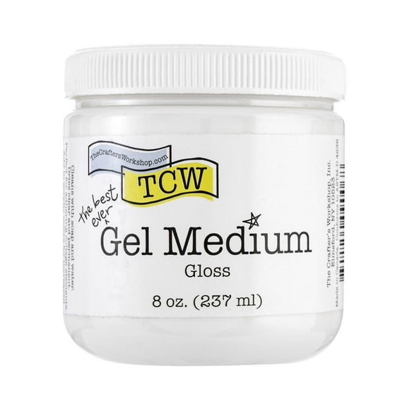 The Crafter's Workshop Gloss Gel Medium: 8 ounces