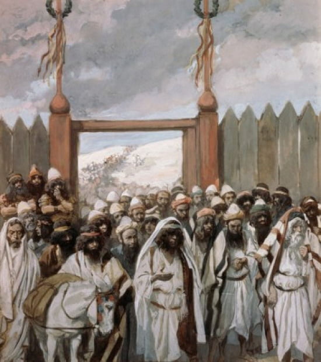 The Craftiness of the Gideonites James Tissot (1836-1902 French) Jewish Museum New York City Canvas Art - James Tissot (18 x 24)