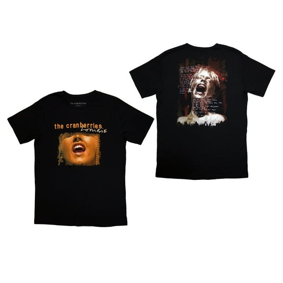The Cranberries Men's Zombie Dolores Slim Fit T-Shirt Black Small | Officially Licensed Merchandise
