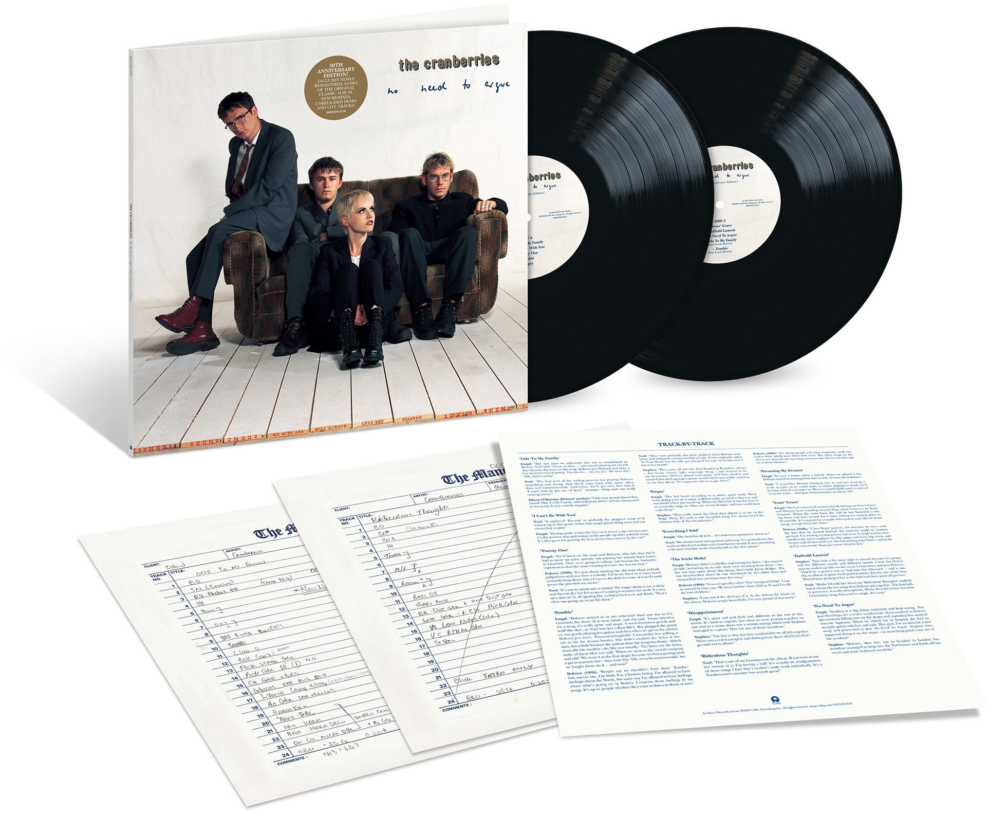 ★ The Cranberries レコード LP The Cranberries - No Need To Argue (30th Anniversary