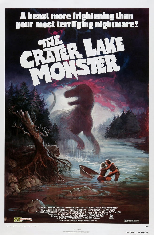 The Crater Lake Monster U Canvas Art - (11 x 17)
