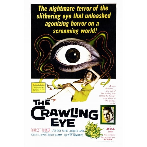 The Crawling Eye Movie Poster Print (27 x 40)