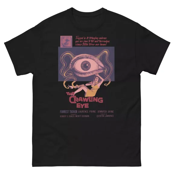 The Crawling Eye T-Shirt | Vintage Sci-Fi Horror Movie Tee | Classic Retro