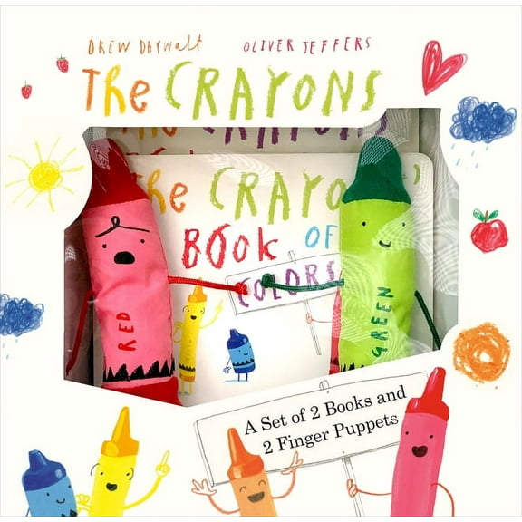The Crayons: A Set of Books and Finger Puppets (Board Book)