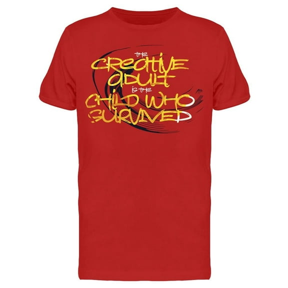 The Creative Adult T-Shirt Men -Image by Shutterstock Men T-Shirt, Male Medium