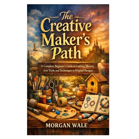 The Creative Maker's Path: A Complete Beginner's Guide to Crafting Mastery from Tools and Techniques to Original Designs, (Paperback)