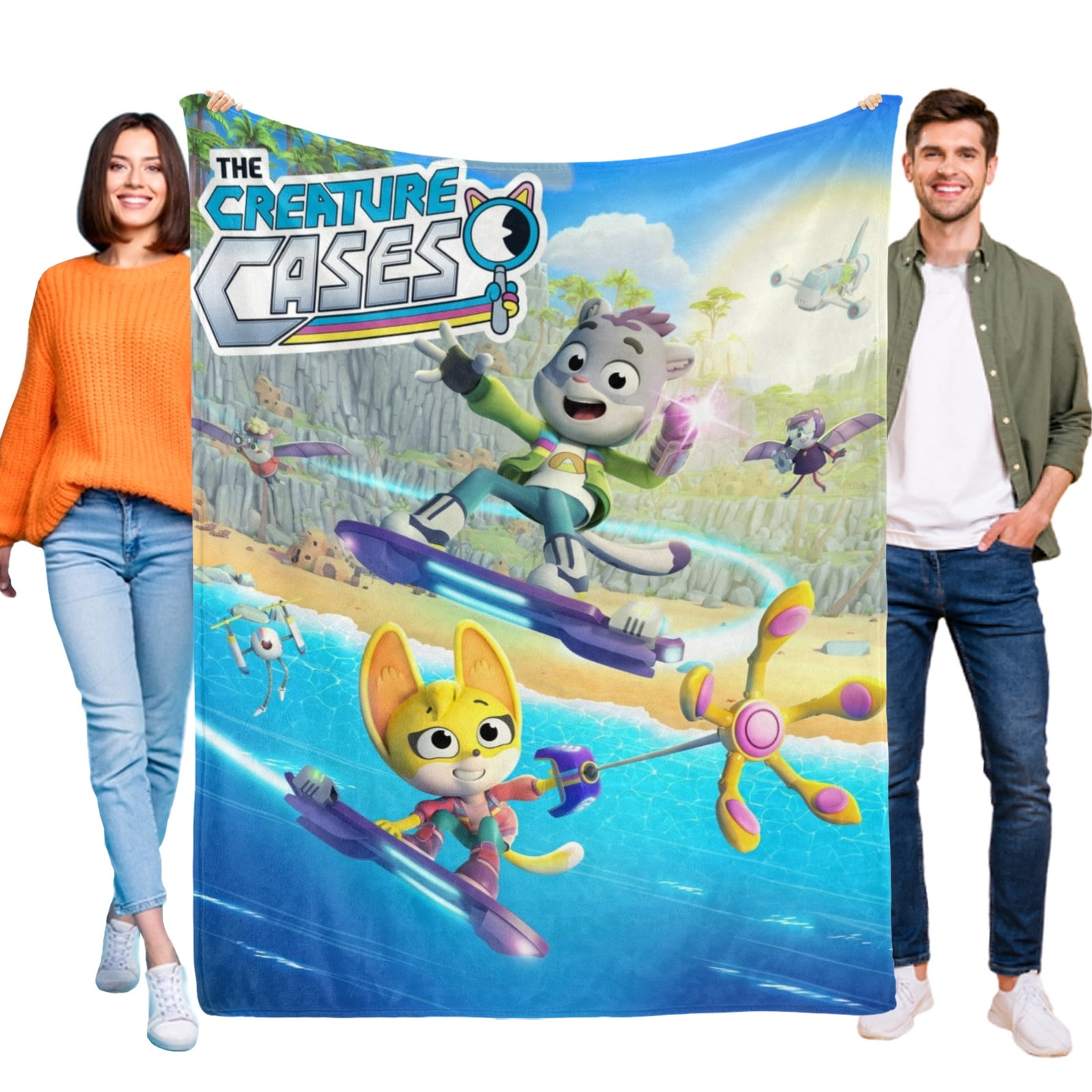The Creature Cases Throw Blanket Gifts for Fans Lover Girls Boys Women Present Hoodie Him Bed 30"x40"