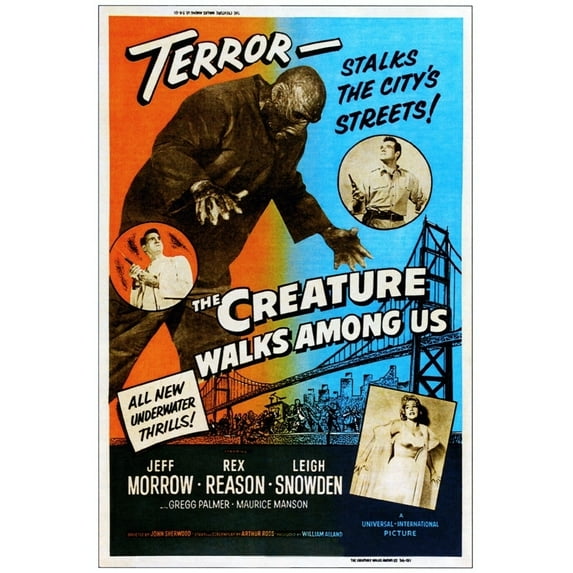 The Creature Walks Among Us Movie Poster Masterprint (11 x 17)