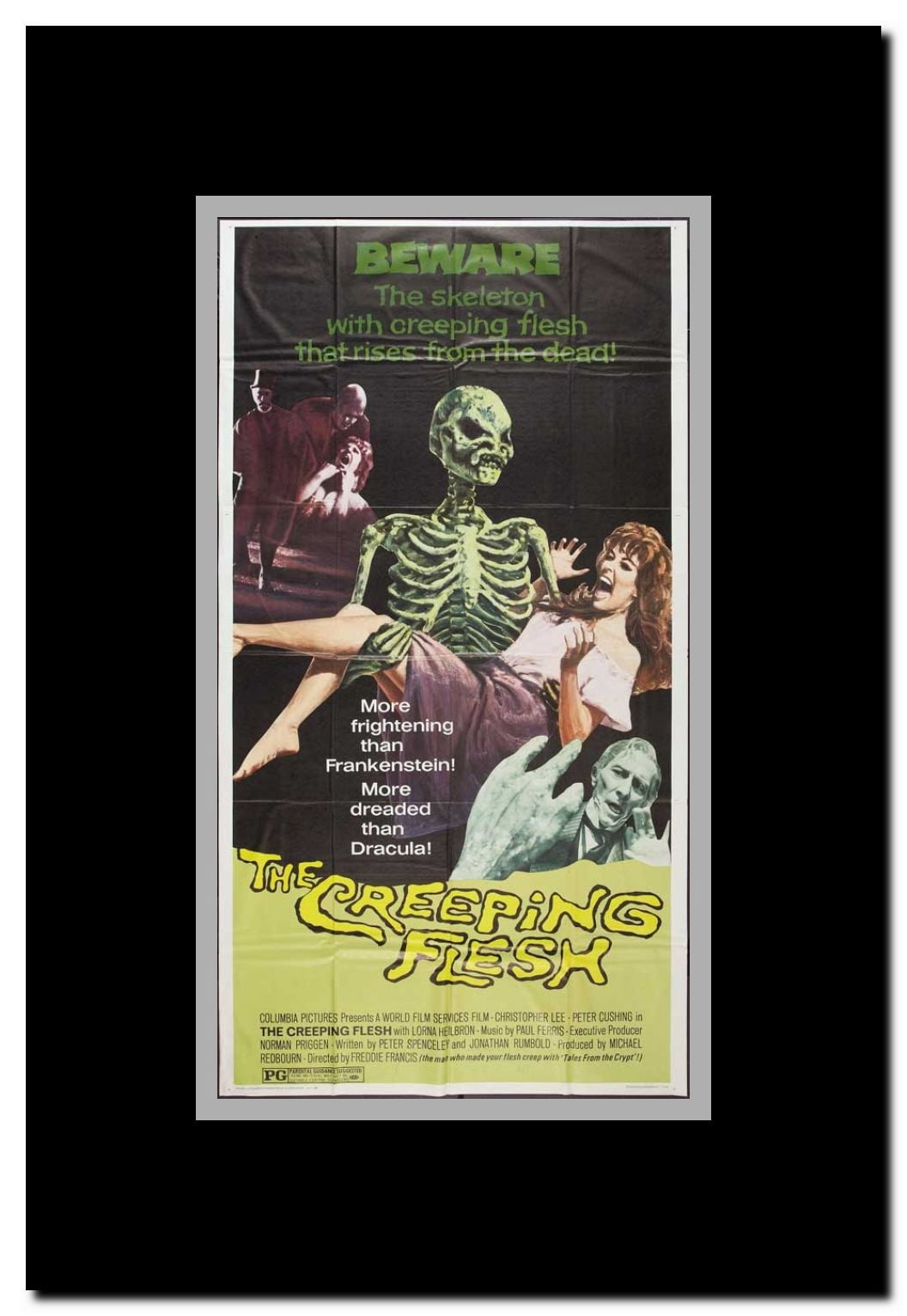 The Creeping Flesh Framed Movie Poster