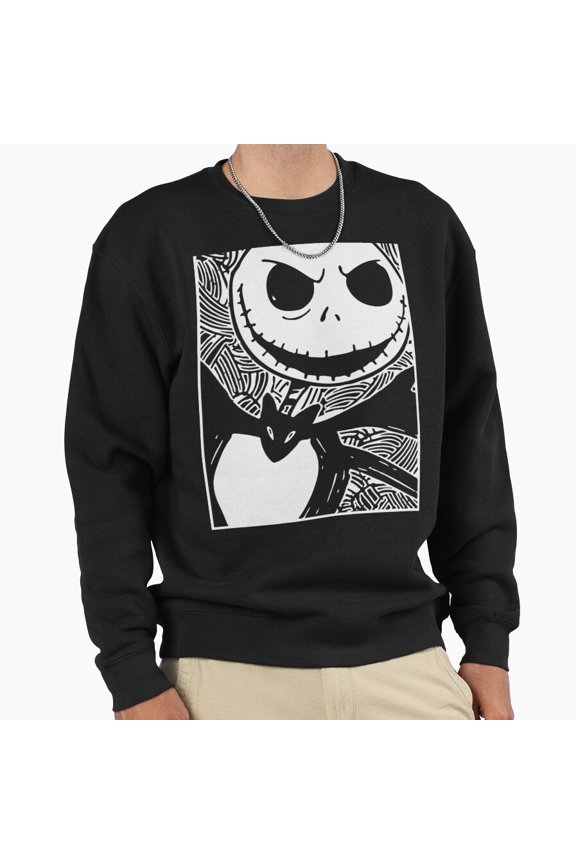 The Creepy Christmas Night Couple Retro Vintage Funny Graphic Aesthetic Unisex Sweatshirt - Funny Gift for Him G30987, Up to Size 5XL