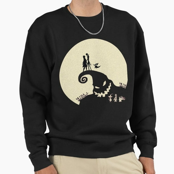 The Creepy Christmas Night Retro Vintage Funny Graphic Aesthetic Holiday Unisex Sweatshirt - Funny Gift for Him G29379, Up to Size 5XL