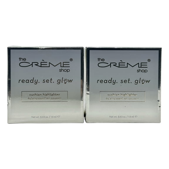 The Creme Shop Ready Set Glow Cushion Highlighter Gold Glow 0.53 oz Set of 2