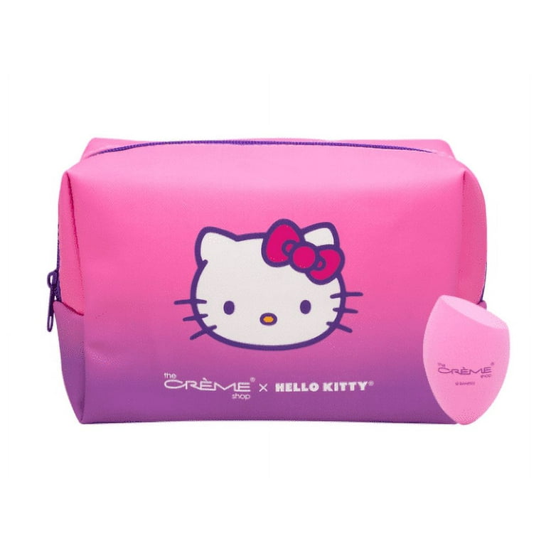 hello kitty travel makeup bag Cosmetic Get ready to add a touch of cuteness to your makeup routine with the TCS X Hello Kitty Makeup Bag Hello Kitty Travel Cosmetic Case