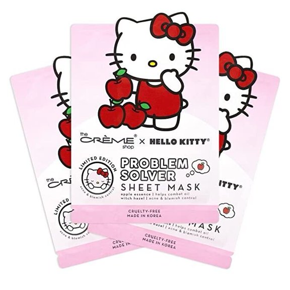 The Creme x Hello Kitty Problem Solver Sheet Mask- 3 pk.