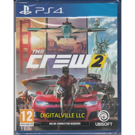 The Crew 2 PS4 PlayStation 4 Brand New Factory Sealed Racing