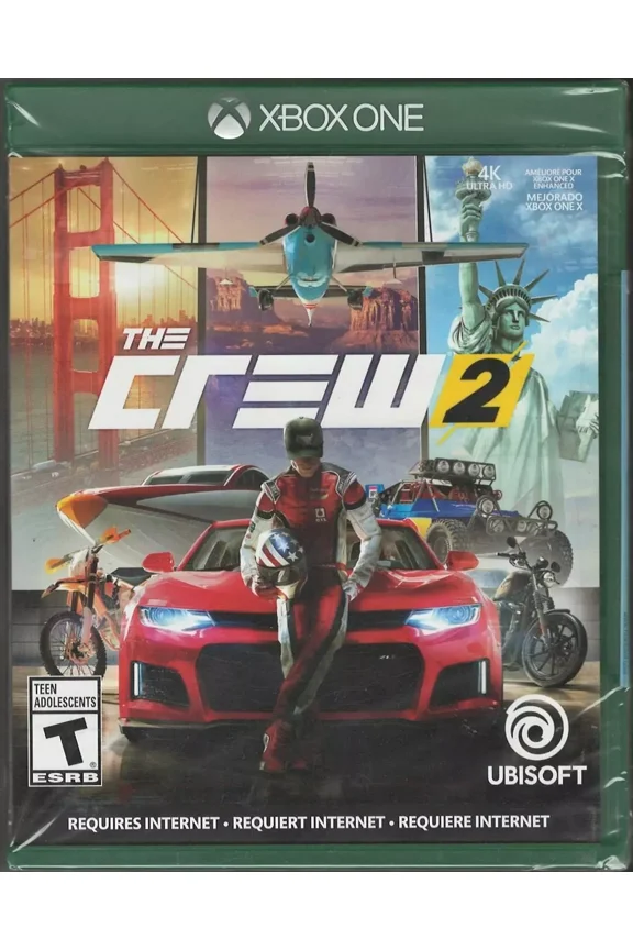 The Crew 2 (Replen) Xbox One (Brand New Factory Sealed US Version) Xbox One,Xbox