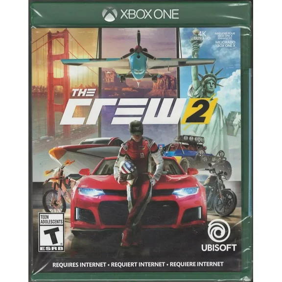 The Crew 2 (Replen) Xbox One (Brand New Factory Sealed US Version) Xbox One,Xbox