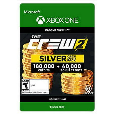 The Crew 2 Silver Crew Credit Pack, Ubisoft, Xbox, [Digital Download]