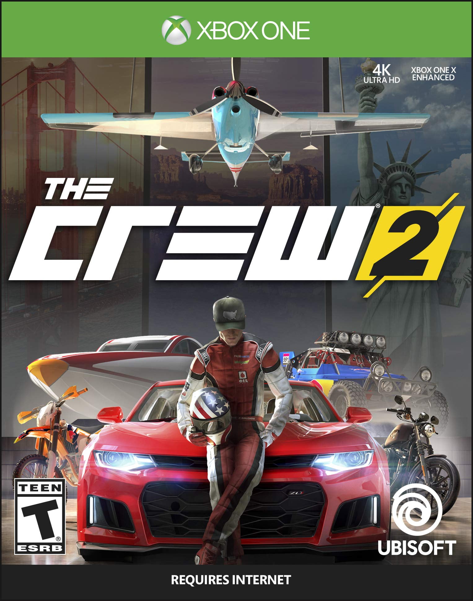 The Crew 2, Ubisoft, Xbox One, Teen, Open World, 887256029067