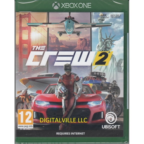 The Crew 2 Xbox One Brand New Factory Sealed Racing