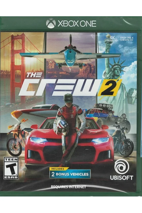 The Crew 2 Xbox One (Brand New Factory Sealed US Version) Xbox One,Xbox One