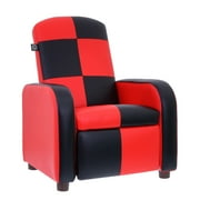 The Crew Furniture Boost Kids Recliner Chair Black/Red